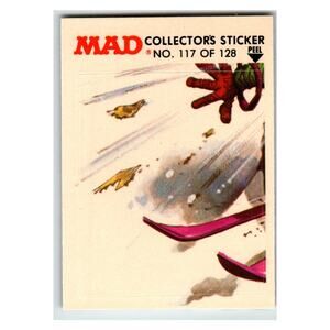 MAD Collector's Sticker No. 117 of 128 1983 E.C. Publications
